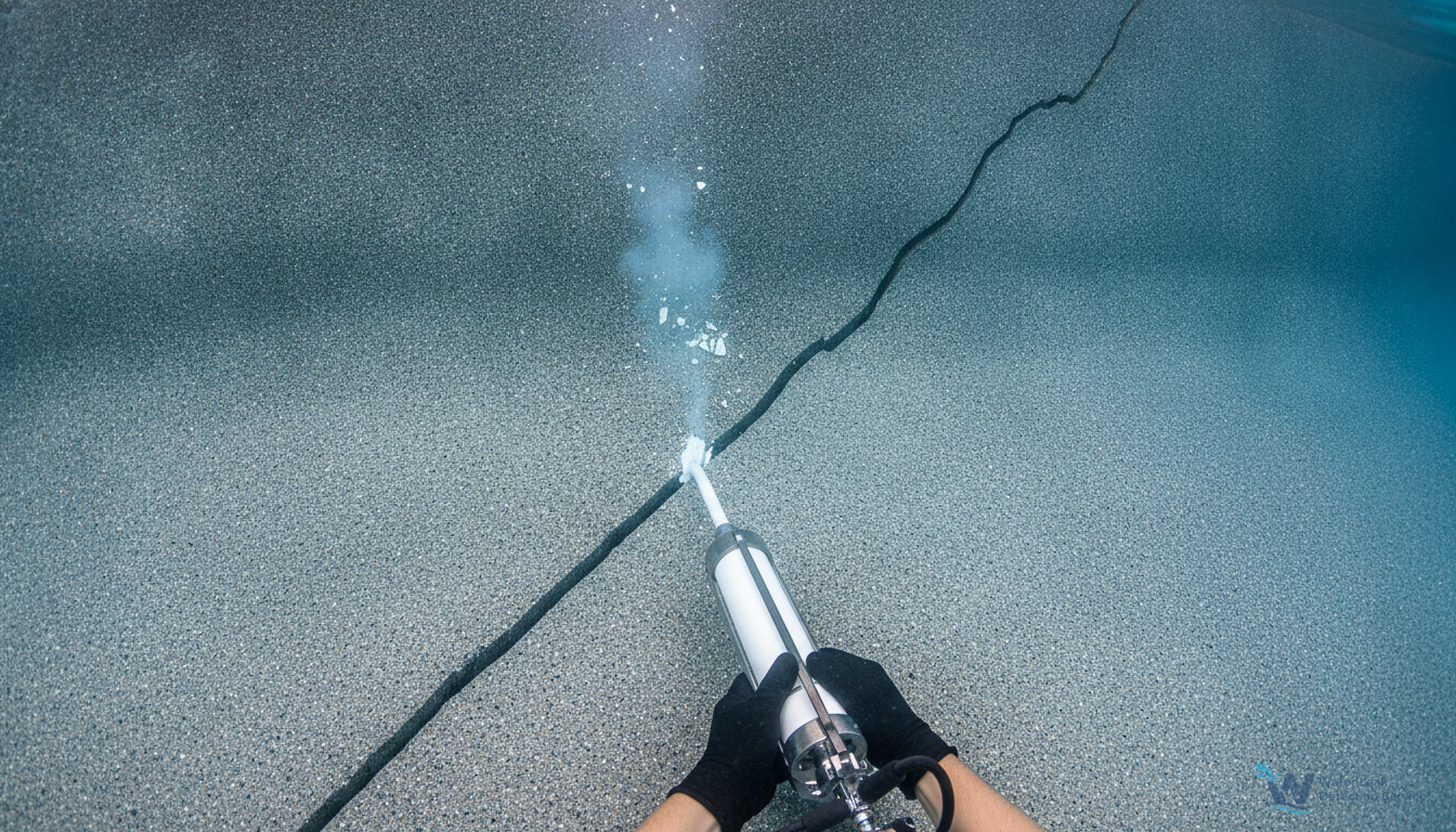 Pool Shell Crack Detection & Sealing